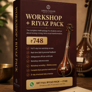 Online Workshop + Riyaz Pack