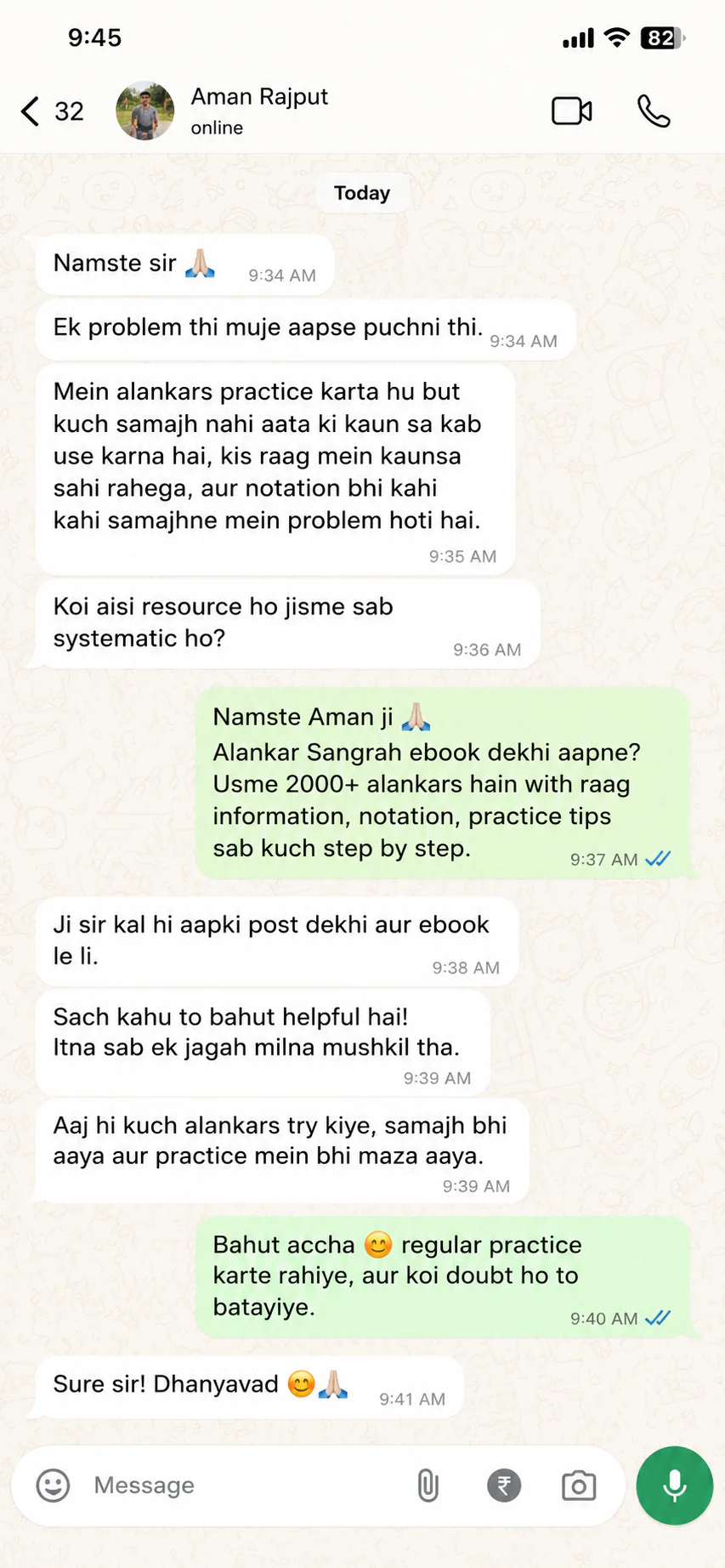Learner experience testimonial